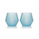 Wine2Go Diamond Silicone Wine Glasses 9oz