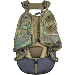 Knight & Hale Run N Gun 300 Turkey Vest, Mossy Oak Full Foliage - 2.5 lb Turkey Vest for Hunting - Removable Cushioned Seat