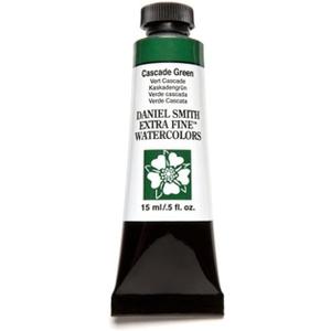 2 x DANIEL SMITH 284600142 Extra Fine Watercolor 15ml Paint Tube, Cascade Green, 0.5 Fl Oz (Pack of 1)