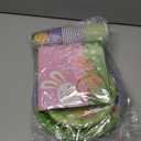Easter Plates and Napkins, Colorful Bunny Egg Plates Napkins Cups Cute Rabbit Chicken Spring Paper Plates, Bunny Rabbit Disposable Easter Plates and Napkins for Happy Eater Decorations