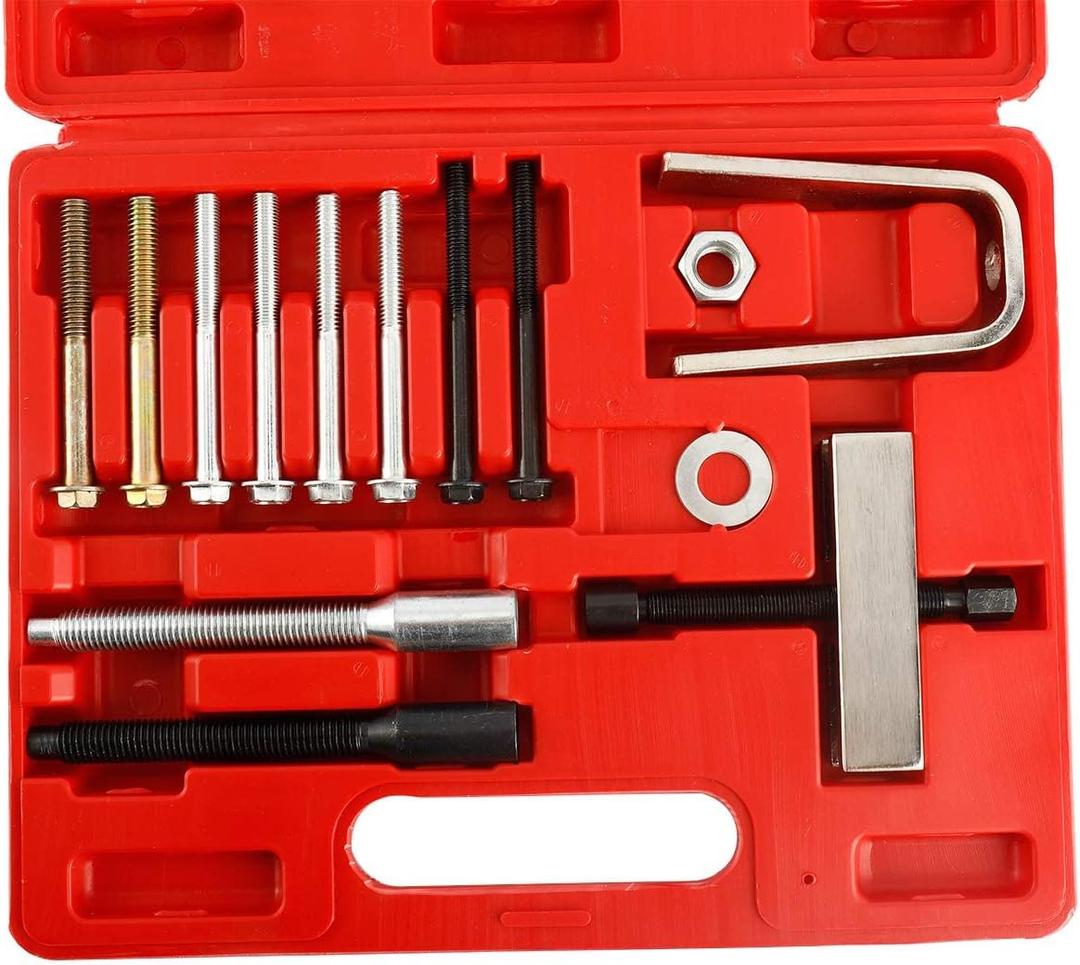 Steering Wheel Puller Compressor Remover Set and Lock Plate Compressor Removal Tool Kit