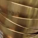 Nuogo 10 Pcs Stainless Steel Mixing Bowls Decorative Esthetician Bowls for Thanksgiving Christmas First Holy Communion Wedding Baking Prepping Serving Facial Salad Fruit Candy(9.8 Inch,Gold)