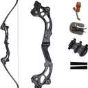 64" Takedown Recurve Bow Metal Riser 30-60Lbs Right Handed for Archery Hunting (45Lbs)