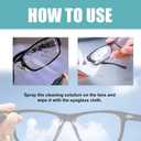 2PCS - Scratch Remover for Eyeglasses(100ml), Lens Scratch Remover for Eye Glasses, Eyeglass Scratch Remover, Lens Scratch Remover, Pocket & Travel Essentials, Eye Glass Cleaners Spray.