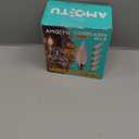 AMDTU E12 LED Candelabra Bulb 25 Watt Equivalent Dimmable Frosted Candle Light Bulb Warm White 2700k Small Base CA10 Chandelier Light Bulb Long Lasting Dining Room for Chandelier Light,Ceiling Fan (6 Count (Pack of 1), 2w=20w 2700k Soft White)