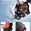 Lamicall Bike Phone Holder, Motorcycle Phone Mount - Motorcycle Handlebar Cell Phone Clamp, Scooter Phone Clip for iPhone 14 Plus/Pro Max, 13 Pro Max, S9, S10 and More 4.7" - 6.8" Smartphone, Orange