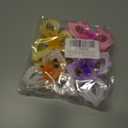 4 Pcs Flower Hair Claw Clips for Women Girls, Candy Color Acrylic Large Hair Clips for Thick Thin Hair, Strong Hold Jelly Style Hawaiian Hair Clips