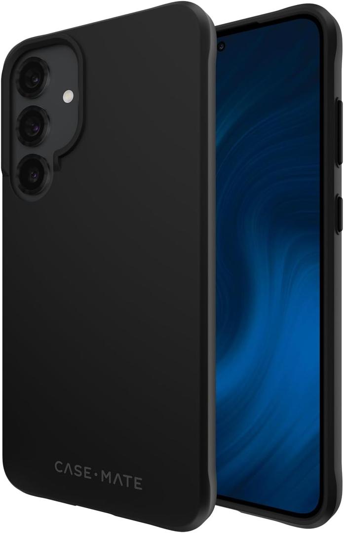 Case-Mate Tough Samsung Galaxy S25 Plus Case [Wireless Charging] Rugged Phone Cover with 12ft Drop Protection - Anti-Scratch Heavy Duty Protective Case for Samsung Galaxy S25 Plus 6.7" - Black