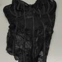 Avidlove Bodysuit for Women Sexy Lace Top One Piece Lingerie V Neck Mesh Tops Going Out Cami Naughty Push Up Body Suit XL