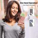 Fiyart Designed for Samsung Galaxy A15 5G Case with Phone Stand Holder Cute Love Hearts Protective Camera Protection Cover with Wrist Strap for Women Girls for Galaxy A15 5G 6.5"-Pink