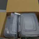 40 PCS Food Storage Containers with Lids Airtight (20 Containers & 20 Lids), 100% Leakproof Meal Prep Container Set for Kitchen Storage, BPA-free, PVC-free Reusable Plastic, Microwave/Dishwasher Safe