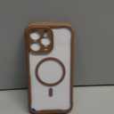 Miracase Magnetic for iPhone 16 Pro Max Case 6.9'' [Compatible with MagSafe] Full-Body Phone case with Built-in Glass Screen Protector& Camera Protector, Drop Proof 16 Pro Max Cover, Desert Brown