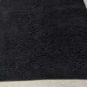 OLANLY Black Bathroom Rug 30x20, Extra Soft Absorbent Chenille Bath Rugs, Rubber Backing Quick Dry, Machine Washable Bath Mats for Bathroom Floor, Tub and Shower, Home Decor Accessories