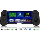 arVin Mobile Gaming Controller for iPhone 16/15/14/iPad/Android Phone/Tablet/Switch, PS Remote Player Gamepad for PS5/PS4/Xbox/PC, Wireless Joystick Play Cloud Gaming, Arcade Mfi Games, CODM, Roblox (Standard Version(D6), Black)