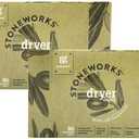 Grab Green Stoneworks Cruelty-Free Dryer Sheets | Softens Fabrics, Freshens Clothing & Reduces Static-Cling and Wrinkles | Plant Based | Olive Leaf Scent (160 Sheets) (80 Count (Pack of 1))