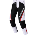 Motorcycle Pants for Men, Waterproof Windproof Motorbike Riding Gear Pants with Removable Armor for All Season White 2XL