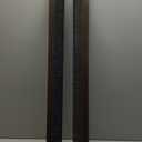 uxcell 2Pcs Door Brush Bottom Sweep H-Shape Aluminum Alloy Base with 2-inch Nylon Brush for Home, Industrial (39-inch L x 3-inch W, Brown)