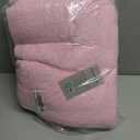 SALBAKOS Luxury 100% Turkish Cotton Bath Sheets 40x80 in Oversized Extra Large Bath Towels Pink Thick Soft Absorbent Turkish Towel for Spa Beach (Pack of 1, Rose, Jumbo Bath Sheet)