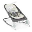 Ingenuity Gas Relief and Anti-Colic Baby Bouncer Seat and Rocker, Gentle Belly Massage to Relax and Soothe Bellies, Instant Tummy Soother, 20 Songs and Melodies – Parker