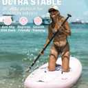 TIGERXBANG Inflatable Stand Up Paddle Board with SUP Board Accessories, Anti-Slip EVA Deck, 11'/10'6'' Paddleboard for Adults & Youth - All Skill Levels