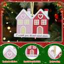 Friends Christmas Ornaments for Women 3D Porcelain Christmas Ornament 2025 Friends Ornaments for Tree Decorations, BFF Bestie Friend Birthday Gifts for Women, Long Distance Relationship Gifts