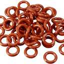 uxcell Silicone O-Ring, 15mm Outside Diameter, 8.8mm Inner Diameter, 3.1mm Width, VMQ Seal Rings Sealing Gasket Red, 50PCS