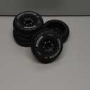1/10 RC Short Course Truck Tires And Wheels With 12mm 14mm 17mm Hex 113mm 1/8 Rubber Tyres For 1/8 or 1/10 Scale On Road Car HSP Sonic 94102 GT PTG-2 Tamiya TT02 RC Racing Car 4PCS (Black B)