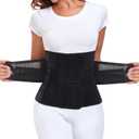 Postpartum Belly Band  Postpartum Belly Wrap, Abdominal Binder Post Surgery C-section Recovery Support Belt (Midnight Black, S/M)