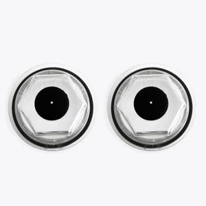 Pair 2-7/8" Oil Bath Cap 21-35 Compatible with Trailer Axle Dexter 6K 7K 8000# 8-286 8-285 8-219