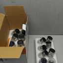 GIGALUMI 24 Pack Solar Outdoor Lights, Christmas Hanging Lights for Christmas Decoration-Cracked Glass Solar Lantern Outdoor Waterproof for Garden, Yard, Fence, Tree(Color Changing)