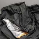 300D Heavy Duty Small Motorcycle Cover, Seceles All Season Durable Waterproof Outdoor Protection Scooter Cover with Lock-Holes Storage Bag Fits up to 72 inch Bike (M: 72" x 33" x 39")