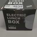 Electric Lunch Box for Adults, 33.8oz Portable Food Heater with Carry Bag | 12V/24V/110V Leakproof Lunch Warmer | Dishwasher-Safe for Office, Car, Travel | Gifts for Men Women (White)