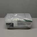 madesmart 2 Tier Bath Organizer, Undersink Storage with Sliding Drawers, for Cleaning Supplies, Pantry, Sponges, Bottles & Kitchen Essentials, Adjustable Dividers & Pull Out Sliding Baskets, Frost (1-Pack)