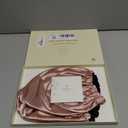 YANIBEST Adjustable Satin Bonnet Double Layer Hair Bonnet for Sleeping Bonnets for Women Hats Curly Natural Hair, Blush Pink (One Size)