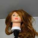 Mannequin Head with 80% Human Hair - Straight, 26"-28" Doll Head for Cosmetology & Hairdresser (#27 Light Brown)