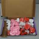 cridoz 2000 Pieces Artificial Rose Petals with 24 LED Tea Lights Candles, Romantic Decorations Special Night Set for Night, Valentine's Day, Wedding Anniversary or Table Dcor, Pink, Red and Warm White