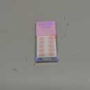 BTArtbox Press on Nails Short - White French Tip Press On Nails Square, Chrome Glazed Glue On Nails, Stick On Nails in 15 Sizes - 30 Soft Gel Fake Nail Kit, Be Elegant