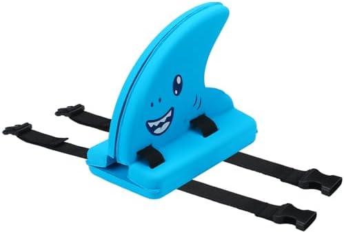Rotatingpals Shark Fin for Swimming Kids Swim Training Fins with Adjustable Belt for Kids Toddler Children Girls Boys Safe Pool Beach Swimming Aid