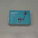 Qifutan Cell Phone Holder for Car Phone Mount Long Arm Dashboard Windshield Car Phone Holder Anti-Shake Stabilizer Phone Car Holder Compatible with All Phone Android Smartphone, Black