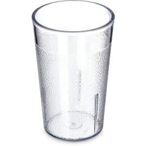 Carlisle FoodService Products Stackable Tumbler Plastic Tumbler for Restaurants, Catering, Kitchens, Plastic, 5.2 Ounces, Clear, (Pack of 72)