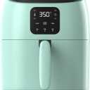 DASH Tasti-Crisp Electric Air Fryer Oven, 2.6 Qt., Aqua  Compact Air Fryer for Healthier Food in Minutes, Ideal for Small Spaces - Auto Shut Off, Digital, 1000-Watt