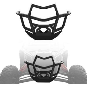 Front Bumper for Can-Am Maverick X3, Combined Front Guard Black Heavy Duty Steel Tube Brush Guard Protector for Maverick X3 Max Turbo R RR 2017-2026 Accessories, Replace OEM #715002878