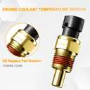 213-928 Engine Coolant Temperature Sensor for Car, Coolant Temp Sensor Compatible with-Buick for Century for LaCrosse Fit for-Cadillac for DeVille Fit for-Chevy for Astro Fit for-GMC for Jimmy
