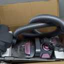 Canister Vacuum Cleaner, 32Kpa 1600W Cyclon Power, Dust Full Indicator, Double HEPA Filters, 3.7Qt Large Capacity, Lightweight Vac for Hard Floors, Carpets, Pet Hair, Pink