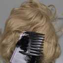 BARSDAR Long Wavy Blonde Wig With Bangs - 26 Inch Long Wavy Blonde Wig with Bangs for Women - Thick Soft Synthetic Hair Replacement Wigs Natural Looking Daily Cosplay Party Halloween