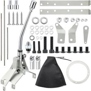 TH350 Transmission Shifter Fit For GM Turbo 350 Automatic Transmissions Complete Kit, 12" Stick