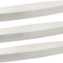 Aqua Select Replacement Plastic Pool Ladder Steps for Stainless Steel Pool Ladders | Pack of 3 | Fits 1.90" OD Ladders for Above Ground or Inground Swimming Pools | 250 Pound Capacity