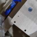 Garvee 71" Tall Arched Kitchen Pantry Cabinet, Modern Farmhouse Kitchen Storage Cabinets with LED Lights, Arched Cabinet with Open & Adjustable Shelves, Hidden Drawer & Glass Door for Dining Room