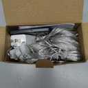 Brightown 300 LED Curtain Lights, 9.8 FT Plug in Fairy Lights for Bedroom, 8 Lighting Modes, Christmas String Lights for Window Wall Wedding Party Birthday Christmas Decorations, Warm White