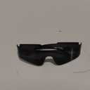 COASION Wrap Around Sunglasses for Women Men Trendy Rimless Futuristic Shades Y2k Shield Flat Top Fashion Eyeglasses (A2 Black / Grey)